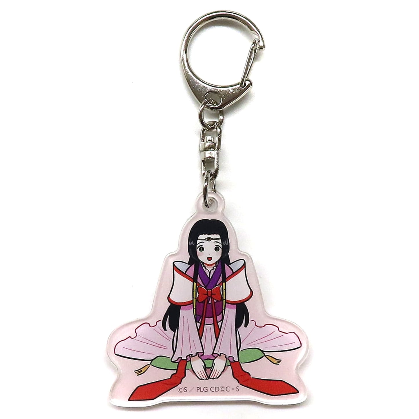Code Geass: Lelouch of the Rebellion Kaguya Sumeragi Cheerful Greeting Puchi-Yuru Code Geass Life Acrylic Keychain Pop-Up Shop in Atre Akihabara A-on STORE Traveling Edition Exclusive Keychains [USED]