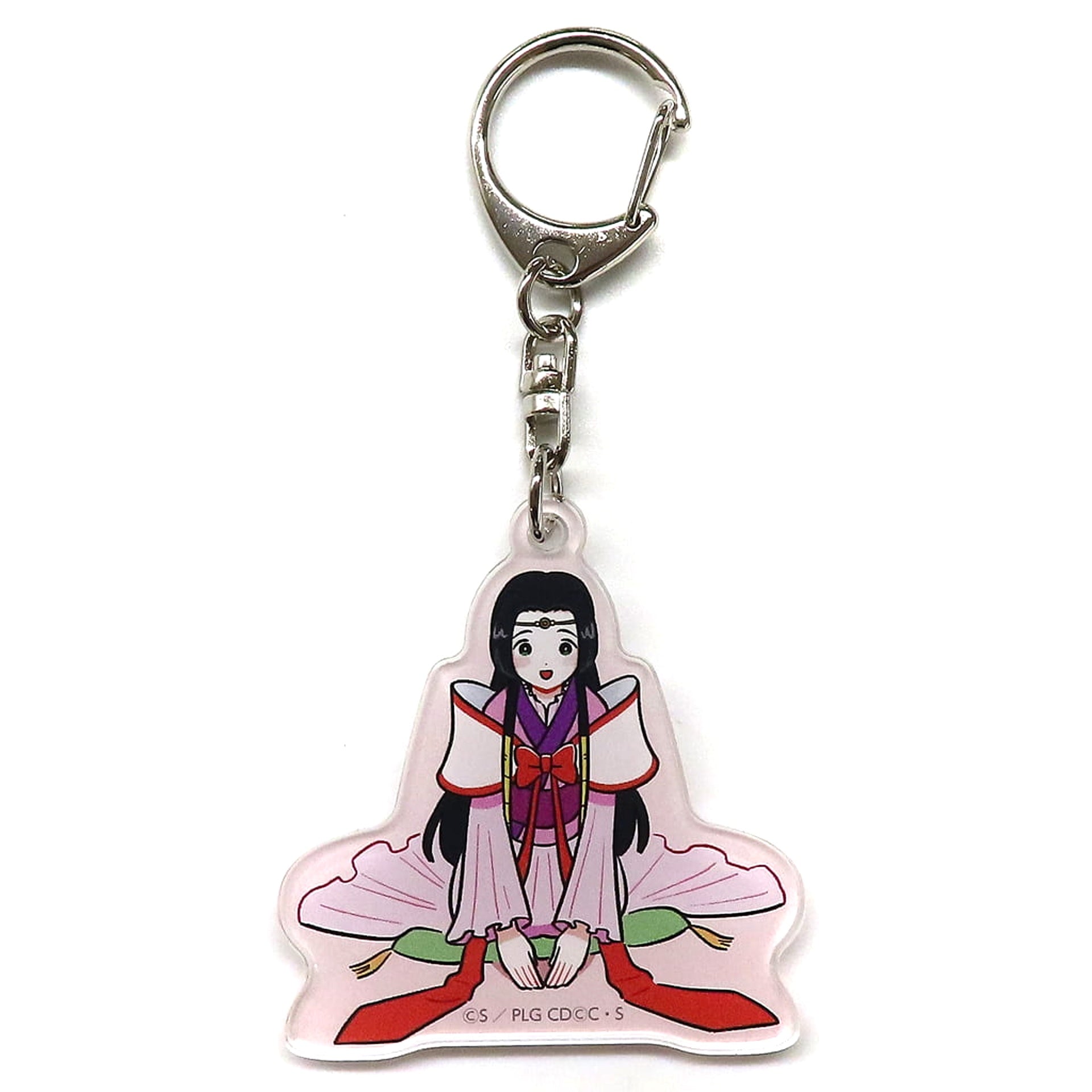 Code Geass: Lelouch of the Rebellion Kaguya Sumeragi Cheerful Greeting Puchi-Yuru Code Geass Life Acrylic Keychain Pop-Up Shop in Atre Akihabara A-on STORE Traveling Edition Exclusive Keychains [USED]