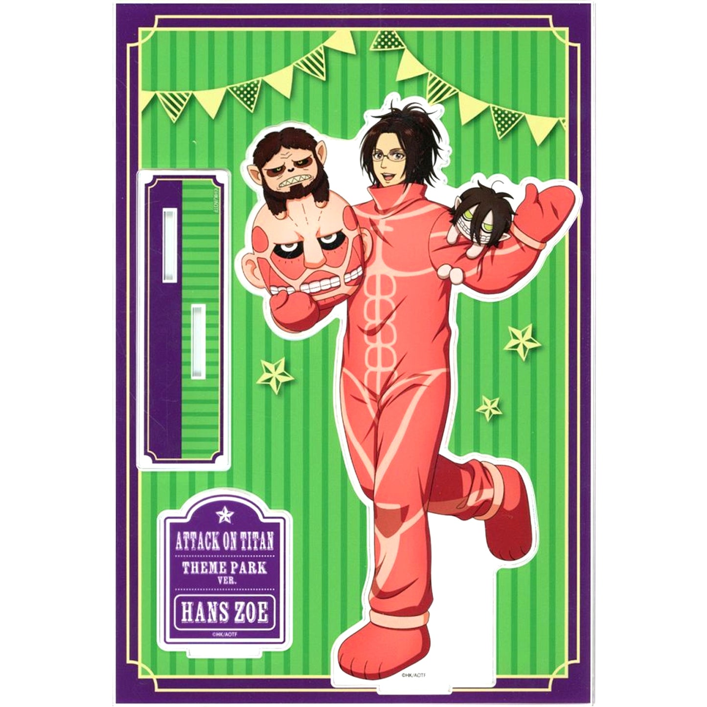 Hange Zoe Attack on Titan Theme Park Style MEGA Acrylic Stand [USED]
