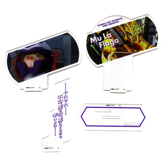 Mu La Flaga Mobile Suit Gundam SEED FREEDOM Dialogue Acrylic Collection [USED]