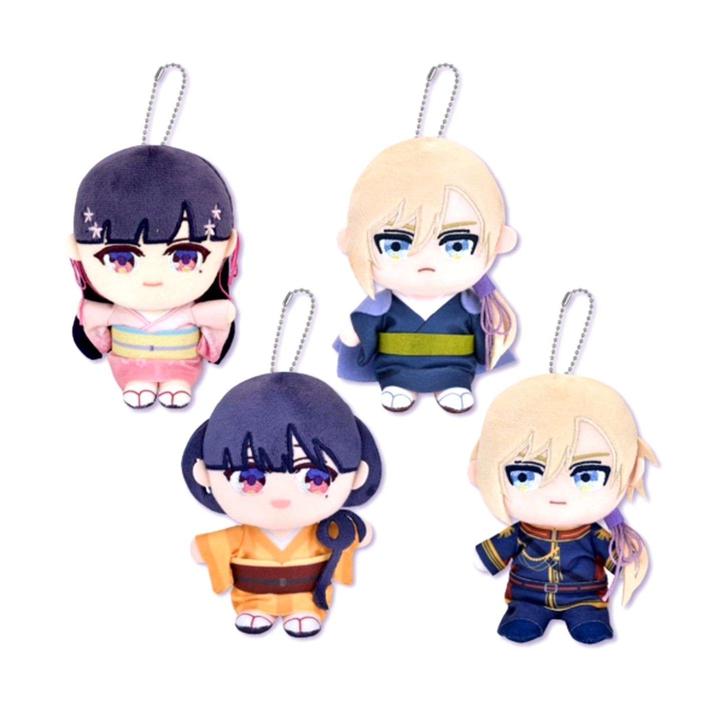 Set of 4 My Happy Marriage Nuipurike Sitting Plush Badge [USED]
