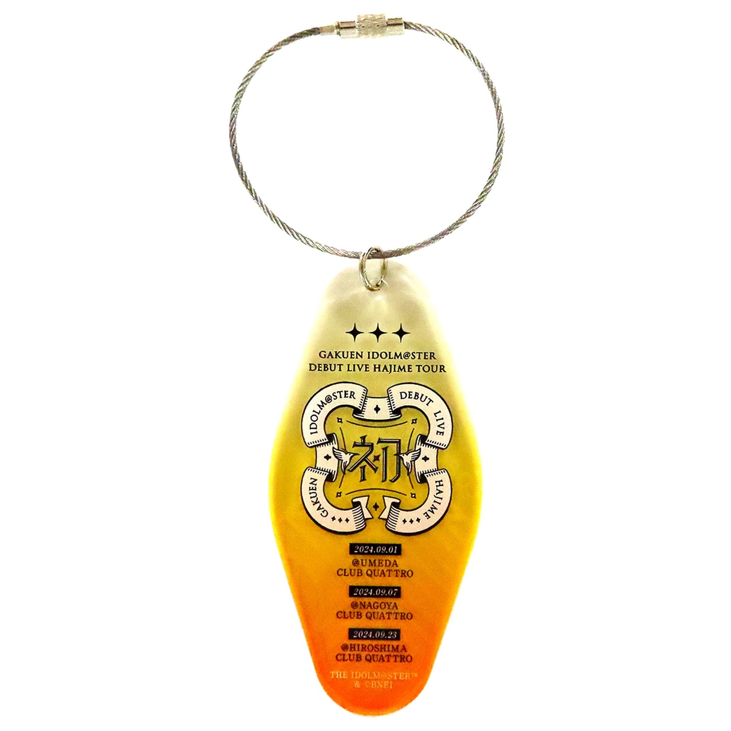 Logo Hatsukokoro Performance ver. Official Keychain Gakuen Idolmaster DEBUT LIVE HATSU TOUR [USED]