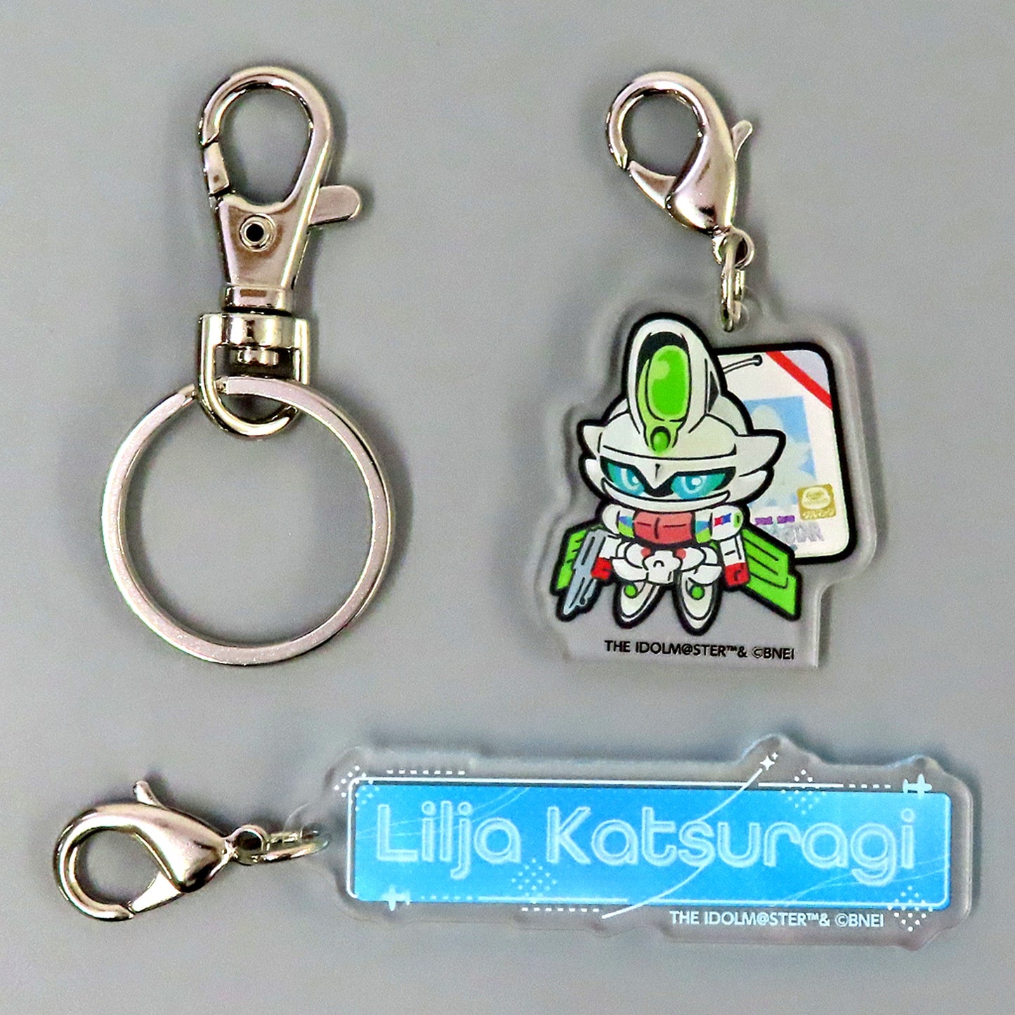 Lilja Katsuragi Gakuen Idolmaster Official Name & Item Acrylic Charm DEBUT LIVE HatsU TOUR [USED]