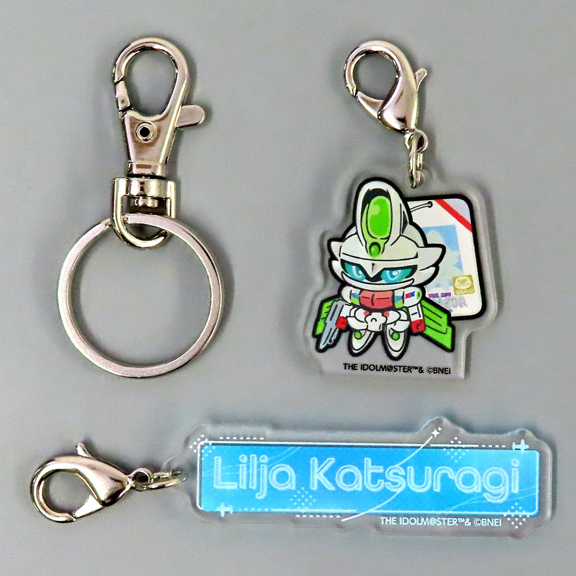 Lilja Katsuragi Gakuen Idolmaster Official Name & Item Acrylic Charm DEBUT LIVE HatsU TOUR [USED]