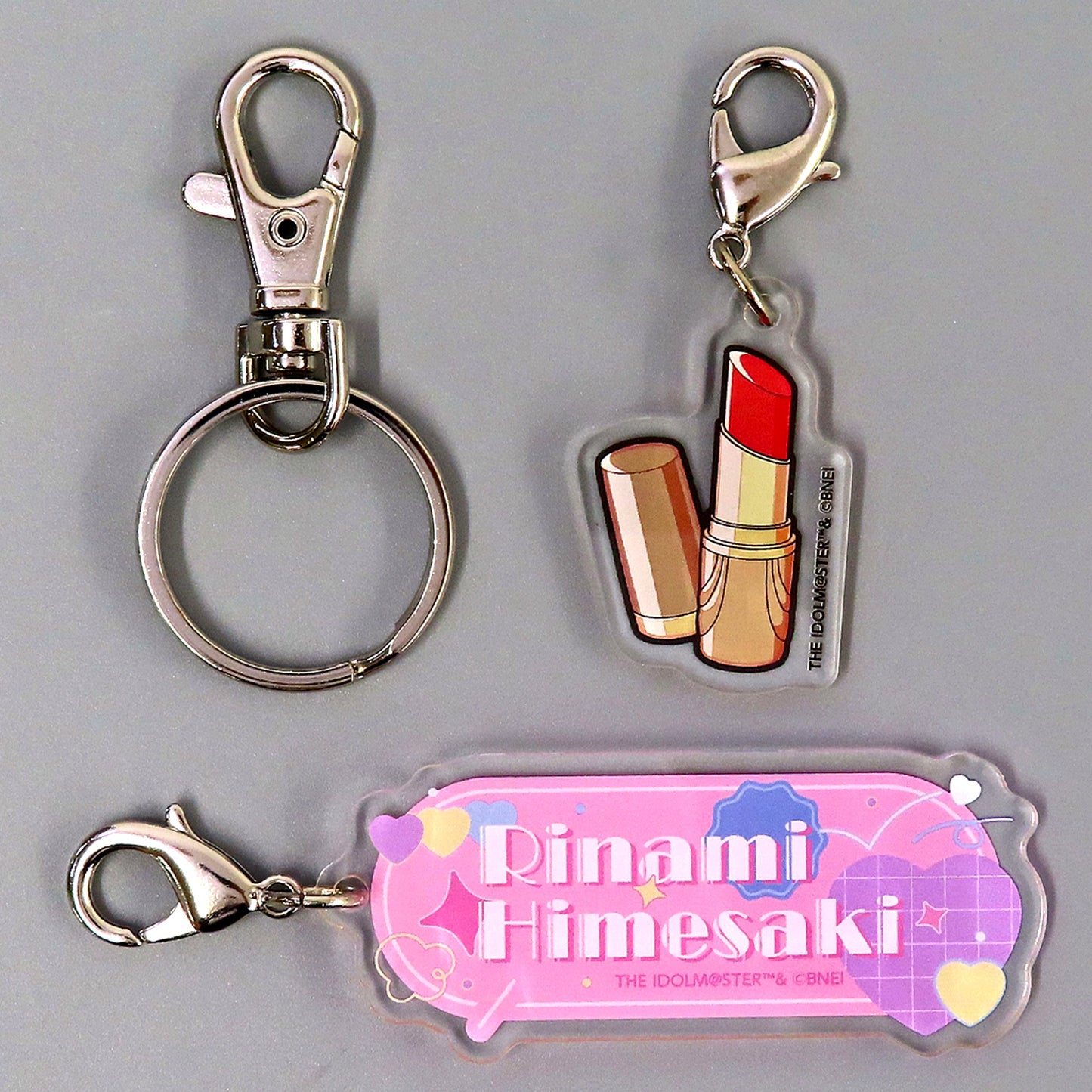 Rinami Himezaki Official Name & Item Acrylic Charm Gakuen Idolmaster DEBUT LIVE HATSU TOUR [USED]