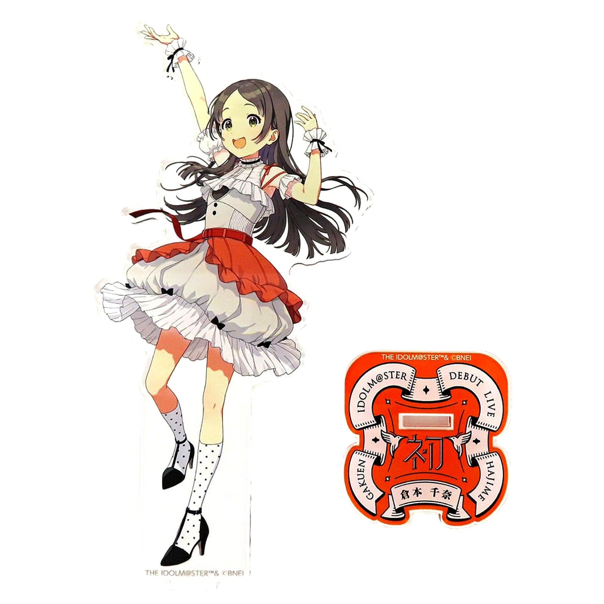 China Kuramoto Gakuen Idolmaster Official Acrylic Stand DEBUT LIVE HATSU TOUR [USED]