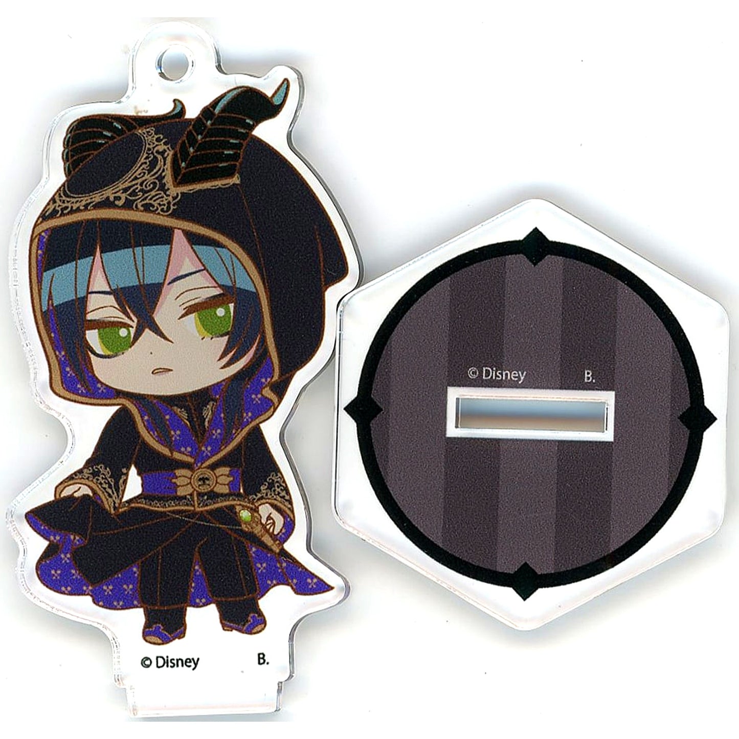 Malleus Draconia Disney Twisted-Wonderland Hapikuro! Original Illustration Ceremonial Robes Acrylic Stand Keychain [USED]