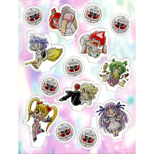 Group Set of 7 Acrylic Stands Bonus Item for Honoo no Toukyuujo Dodge Danzi Comics Vol.4 Special Edition Single Item [USED]