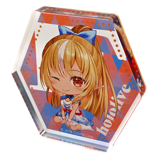Hololive Kuji Holo Life Repeat Shiranui Flare Acrylic Block Prize Acrylic Stands [USED]