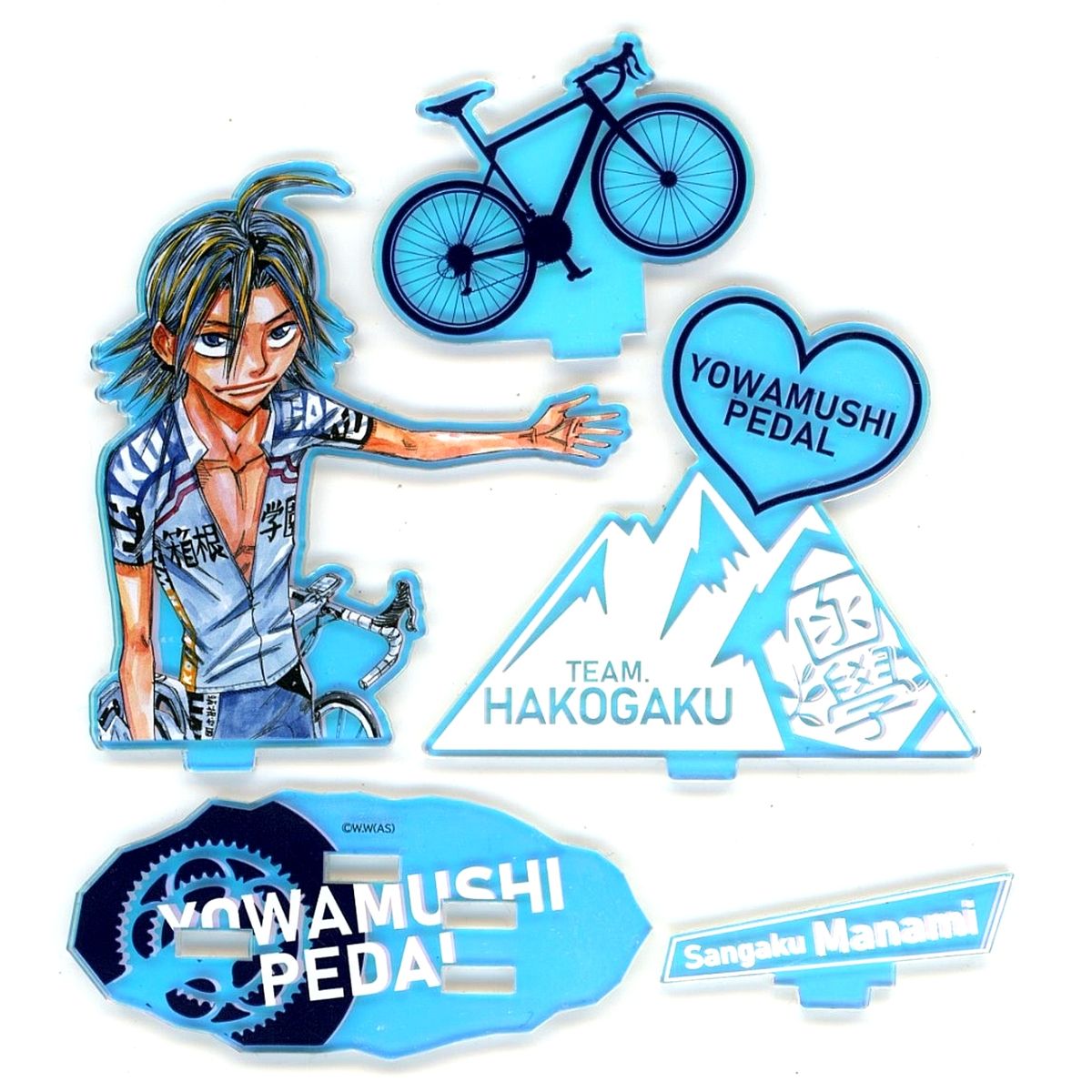 Sangaku Manami, Hakone Academy Big Acrylic Stand Aurora Acrylic Ver. Yowamushi Pedal [USED]