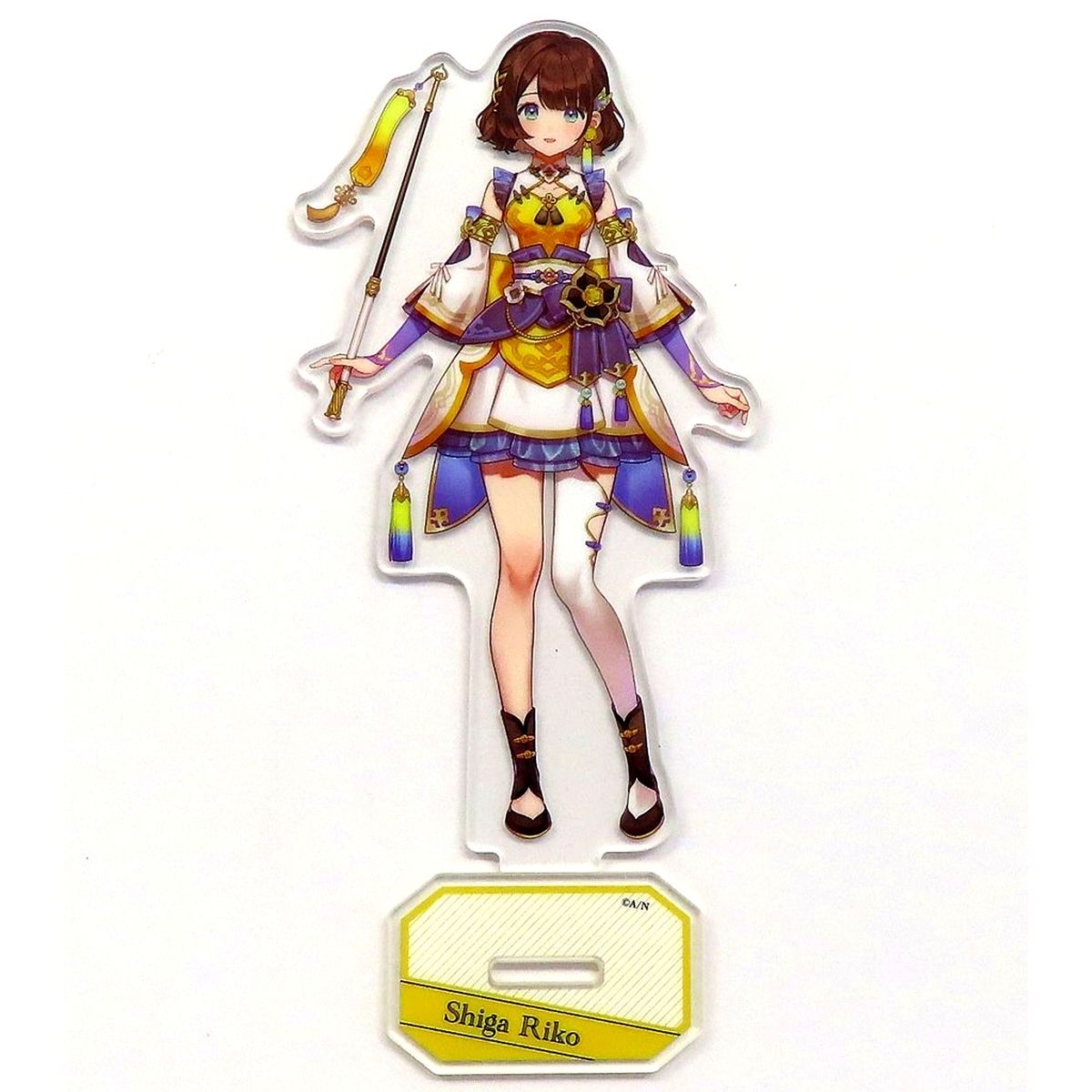 Riko Shiga Acrylic Stand Virtual YouTuber Nijisanji Welcome Goods [USED]