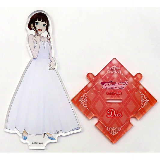 Dia Kurosawa Prize A-4 Love Live! Sunshine!! Ver. LoveLive!Days 5th Anniversary Aqours Connecting Acrylic Figure Kujibikido Online Kuji [USED]