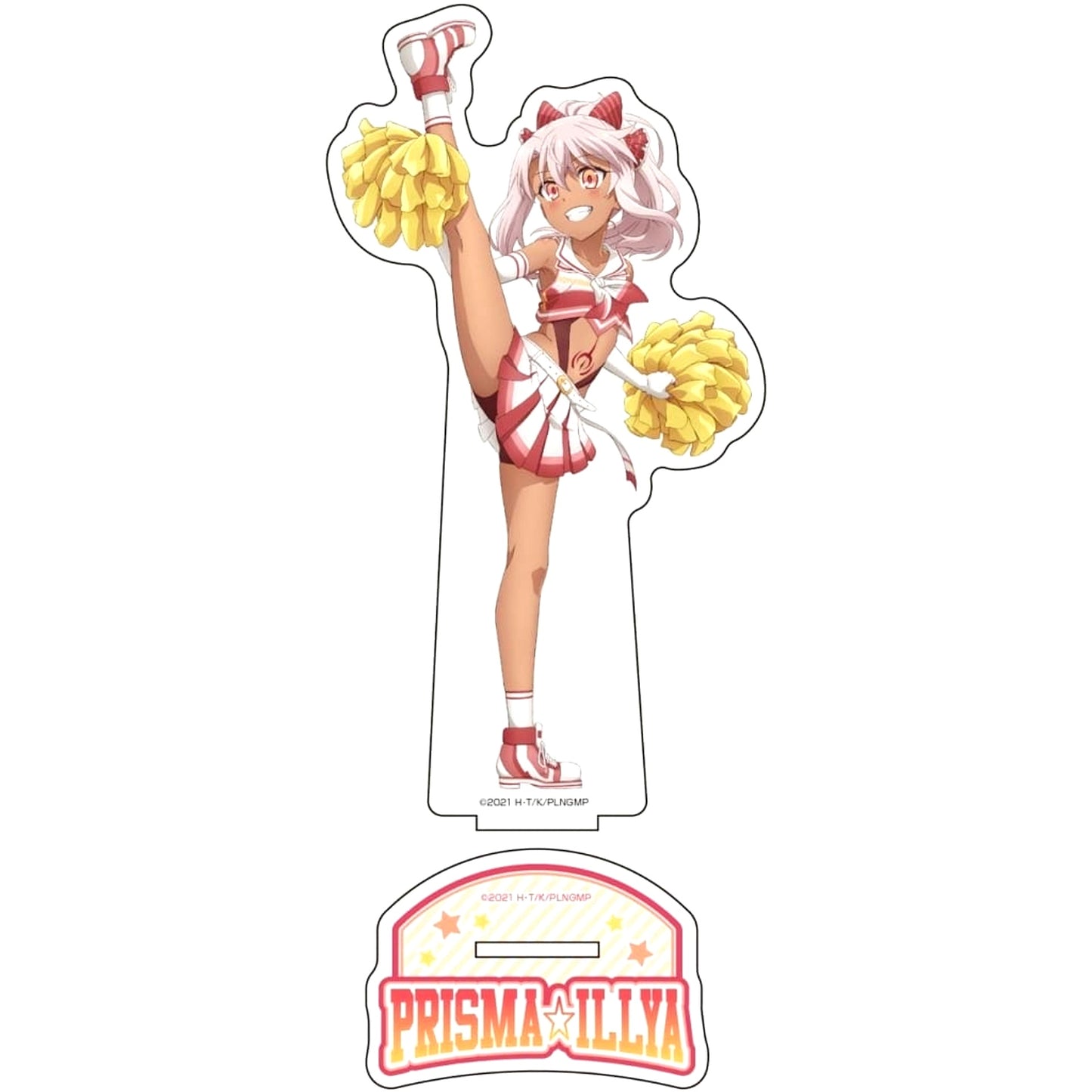 Chloe von Einzbern Fate/kaleid liner Prisma Illya Licht The Nameless Girl Cheer ver Newly Drawn BIG Acrylic Stand [USED]