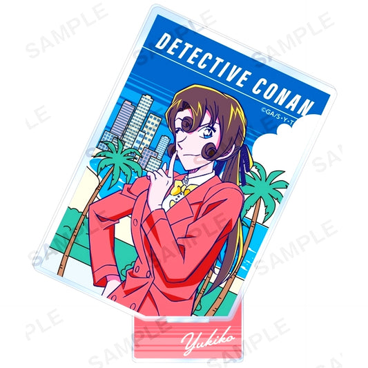 Yukiko Kudo Square Acrylic Stand City Pop Ver. Vol. 2 Detective Conan [USED]
