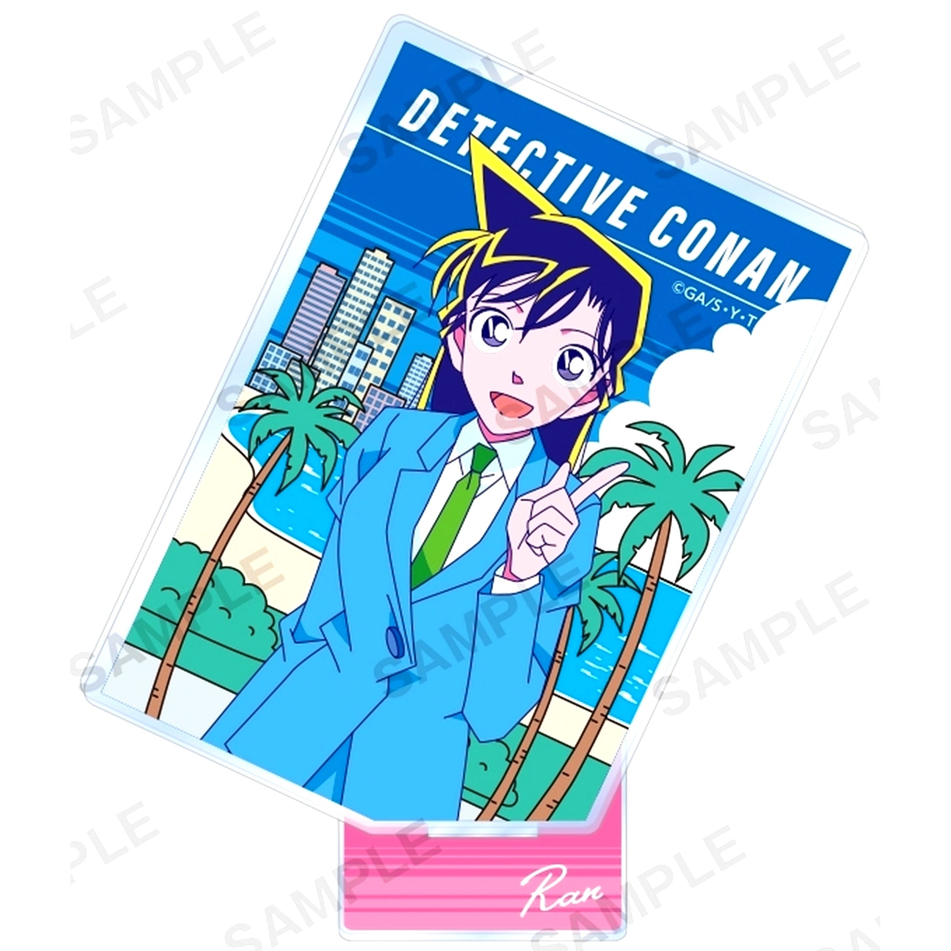 Ran Mouri Detective Conan Square Acrylic Stand City Pop Ver. Vol.2 [USED]