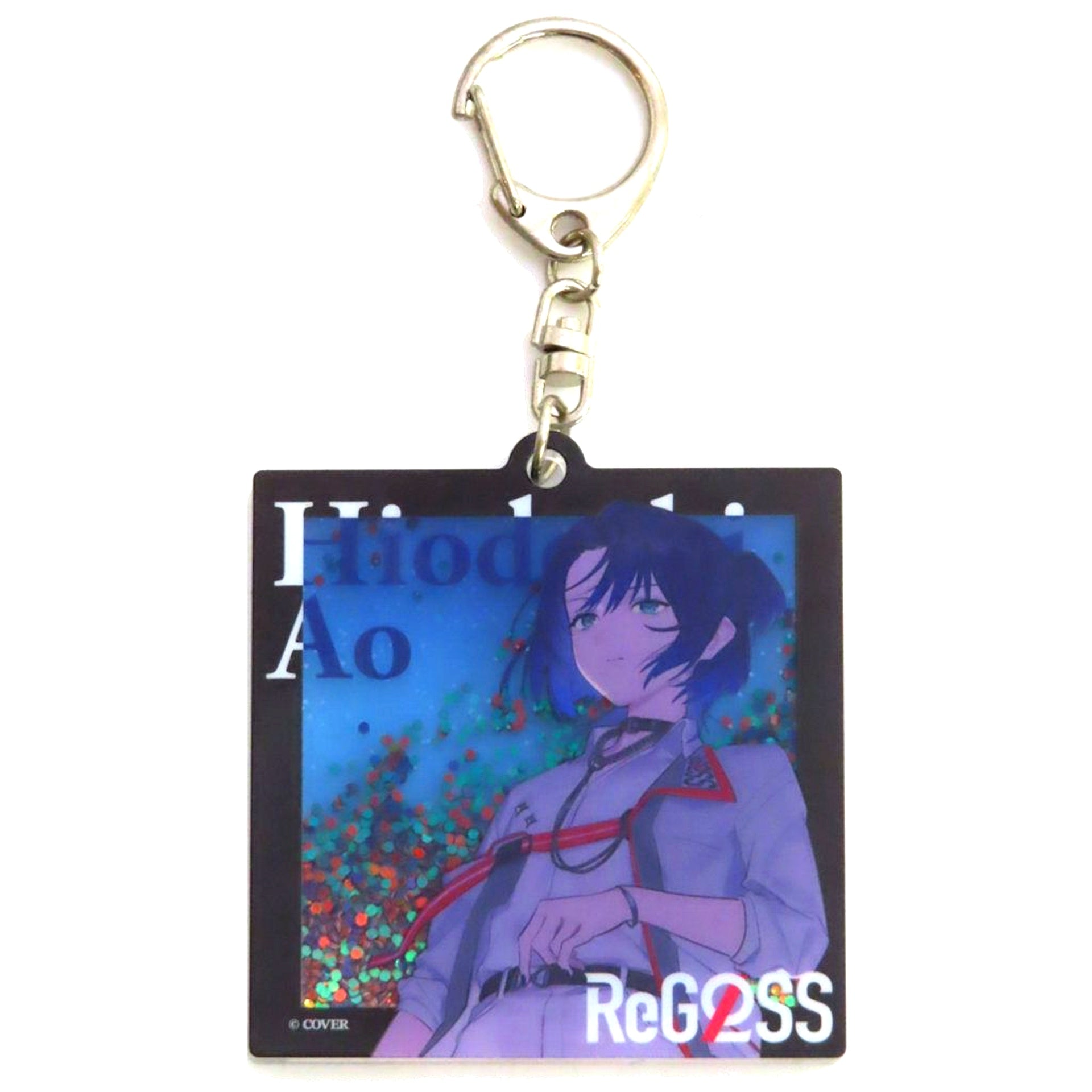 Hiodoshi Ao Hololive ReGLOSS Spangle Keychain ReGLOSS's PLAYLIST 02 [USED]