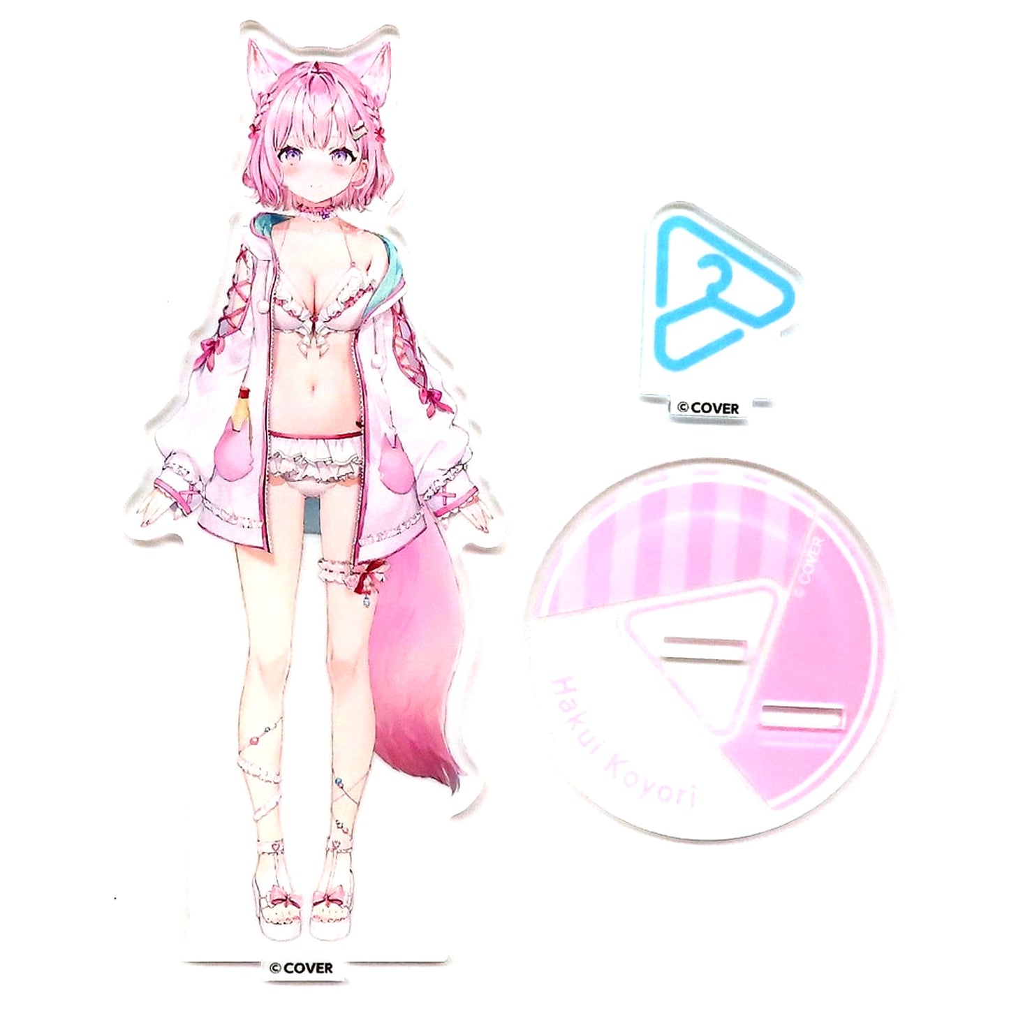 Hakui Koyori Virtual YouTuber hololive Hoodie Swimsuit Outfit hololive closet Acrylic Stand [USED]