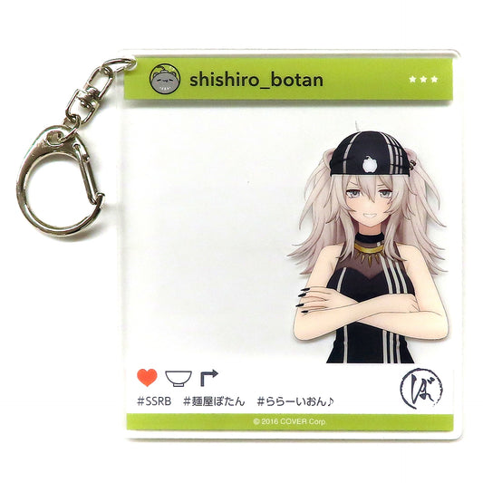 Shishiro Botan Hololive SNS Style Acrylic Keychain Go with Shishiron! 47 Prefectures Ramen Tour Goods [USED]