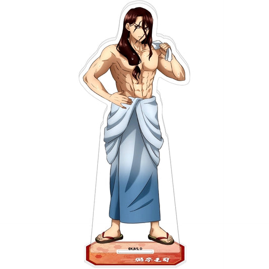 Tsukasa Shishio Acrylic Stand Hot Spring Version Dr.STONE x Gokurakuyu RAKU SPA SENTO WORLD [USED]