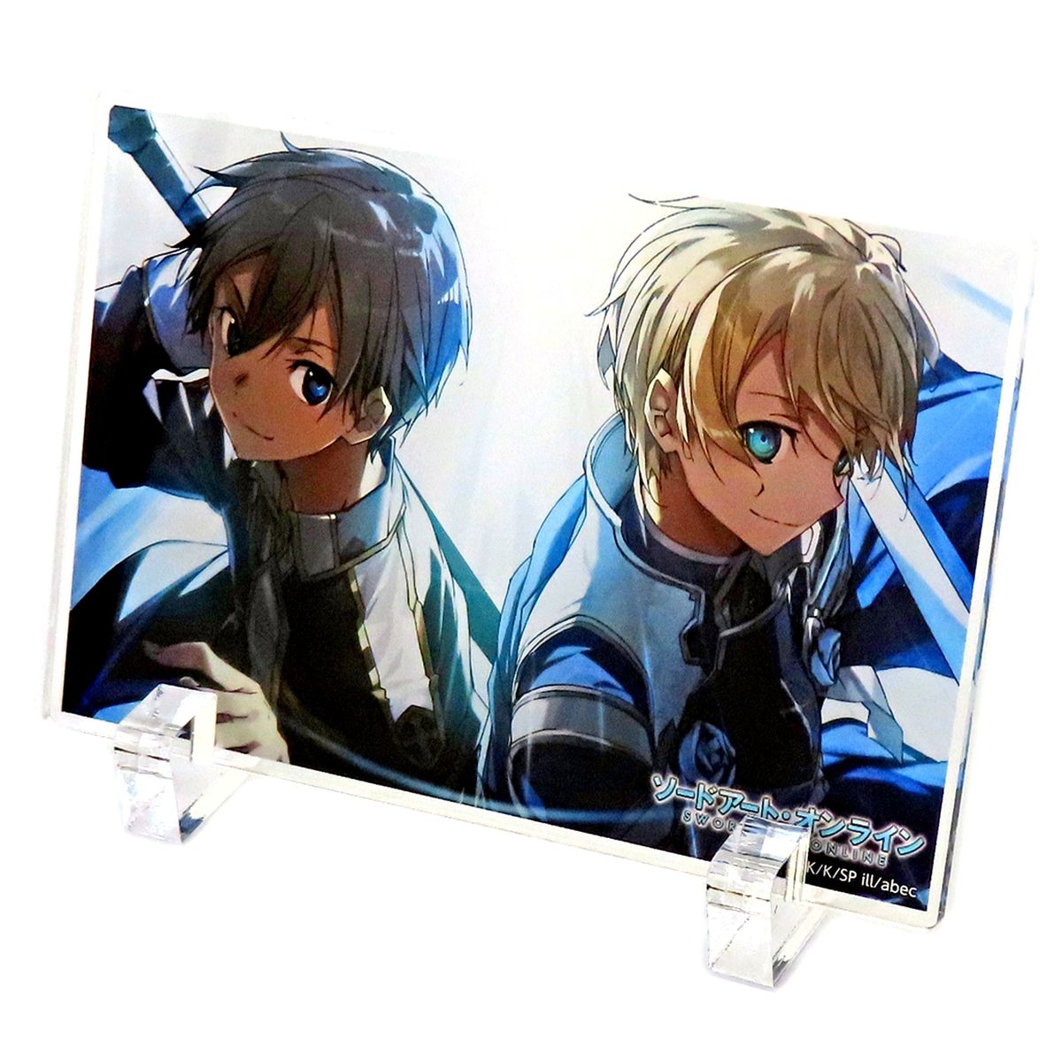 Kazuto Kirigaya Eugeo Acrylic Panel Kujibikido Sword Art Online 15th Anniversary Online Kuji Prize B-10 [USED]