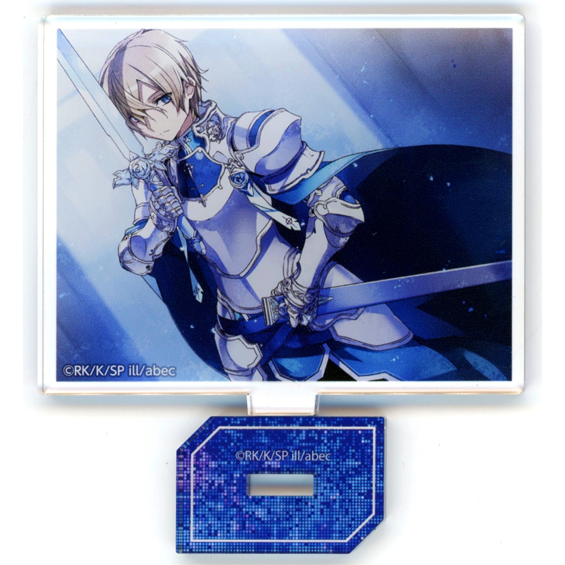 Eugeo Prize D-10 Mini Acrylic Stand Kujibikido Sword Art Online 15th Anniversary Online Kuji [USED]