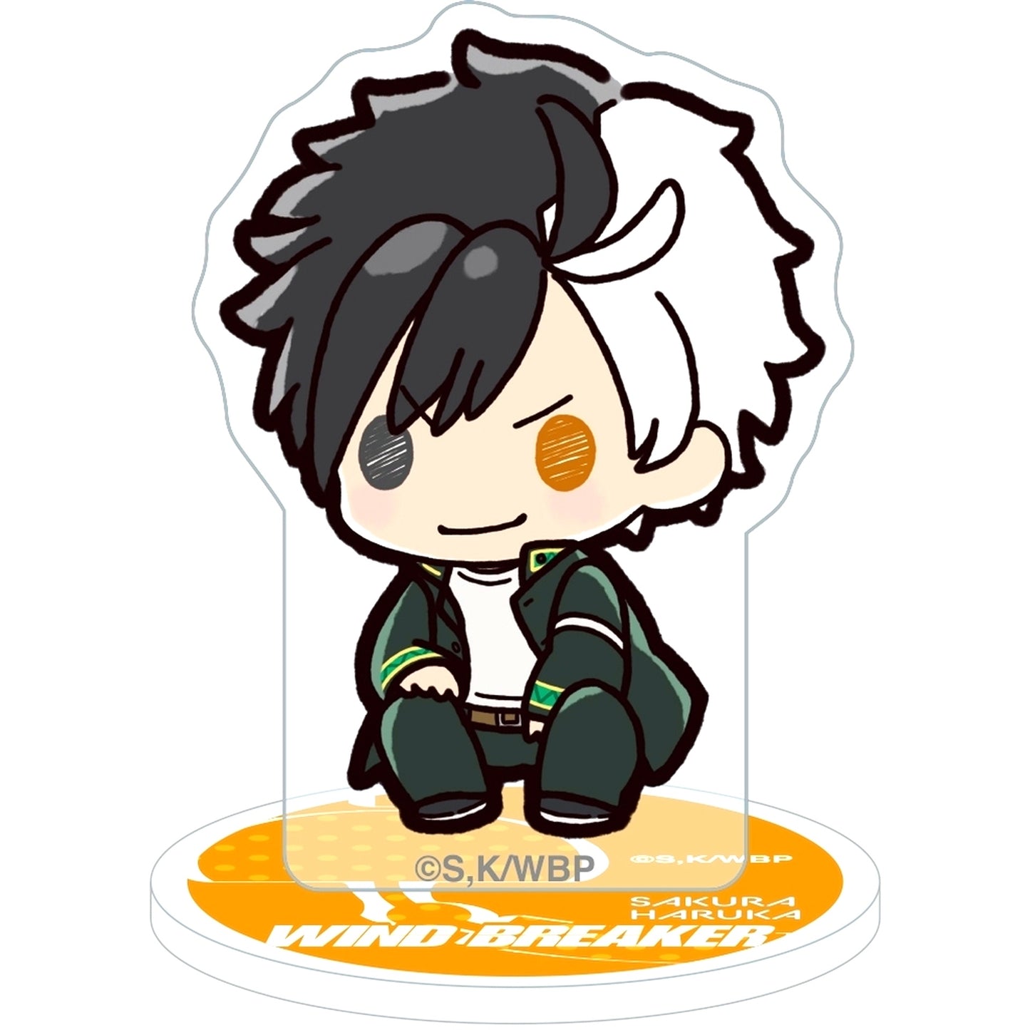Haruka Sakura Puchi Kyun Series WIND BREAKER Mini Acrylic Stand [USED]
