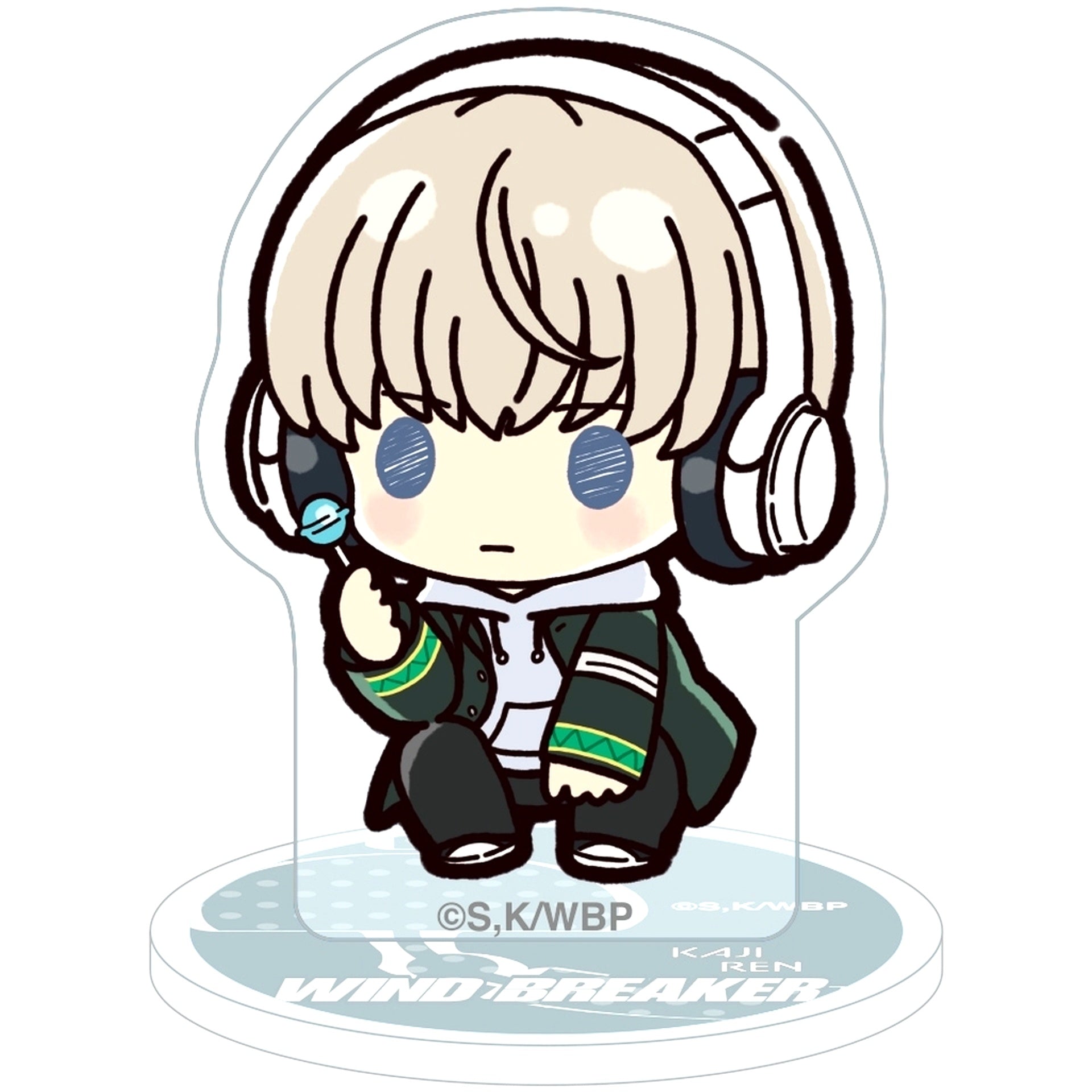Ren Kaji Puchi Kyun Series Mini Acrylic Stand WIND BREAKER [USED]
