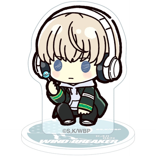 Ren Kaji Puchi Kyun Series Mini Acrylic Stand WIND BREAKER [USED]