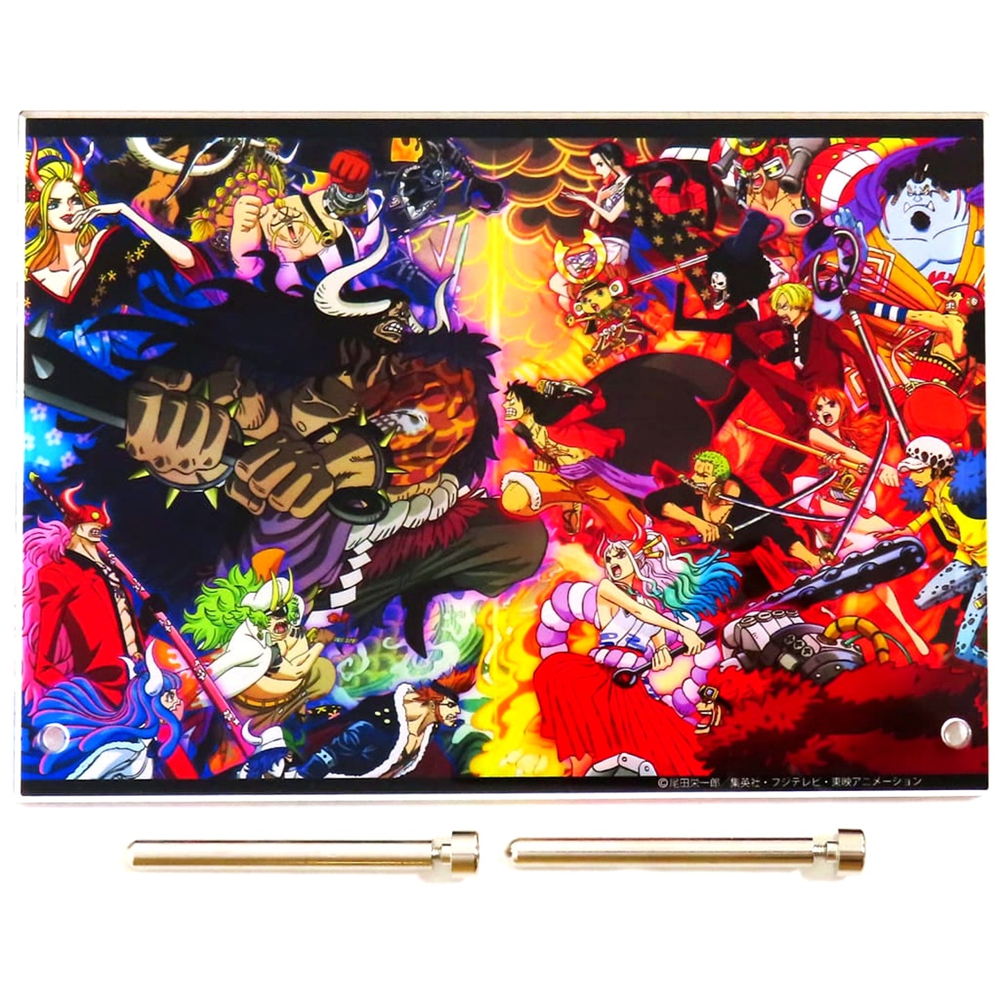 One Piece Anime Broadcast 1000th Episode Commemorative Visual Acrylic Panel Group [USED]