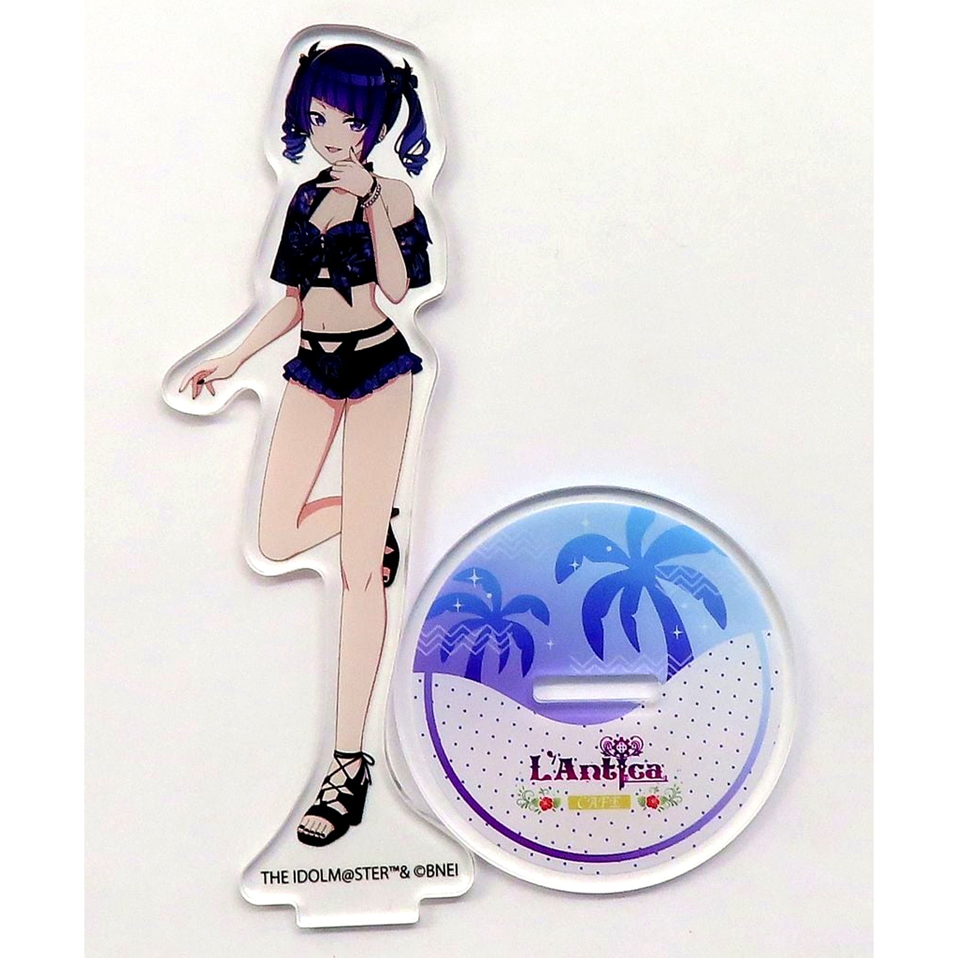 Mamimi Tanaka THE IDOLM@STER Shiny Colors Acrylic Stand Antica Hawaiian CAFE [USED]