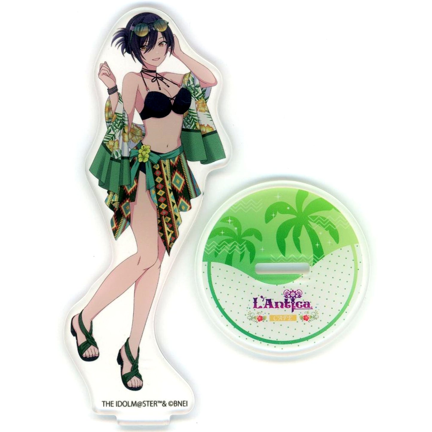 Sakuya Shirase THE IDOLM@STER Shiny Colors Acrylic Stand L'Antica Hawaiian CAFE [USED]