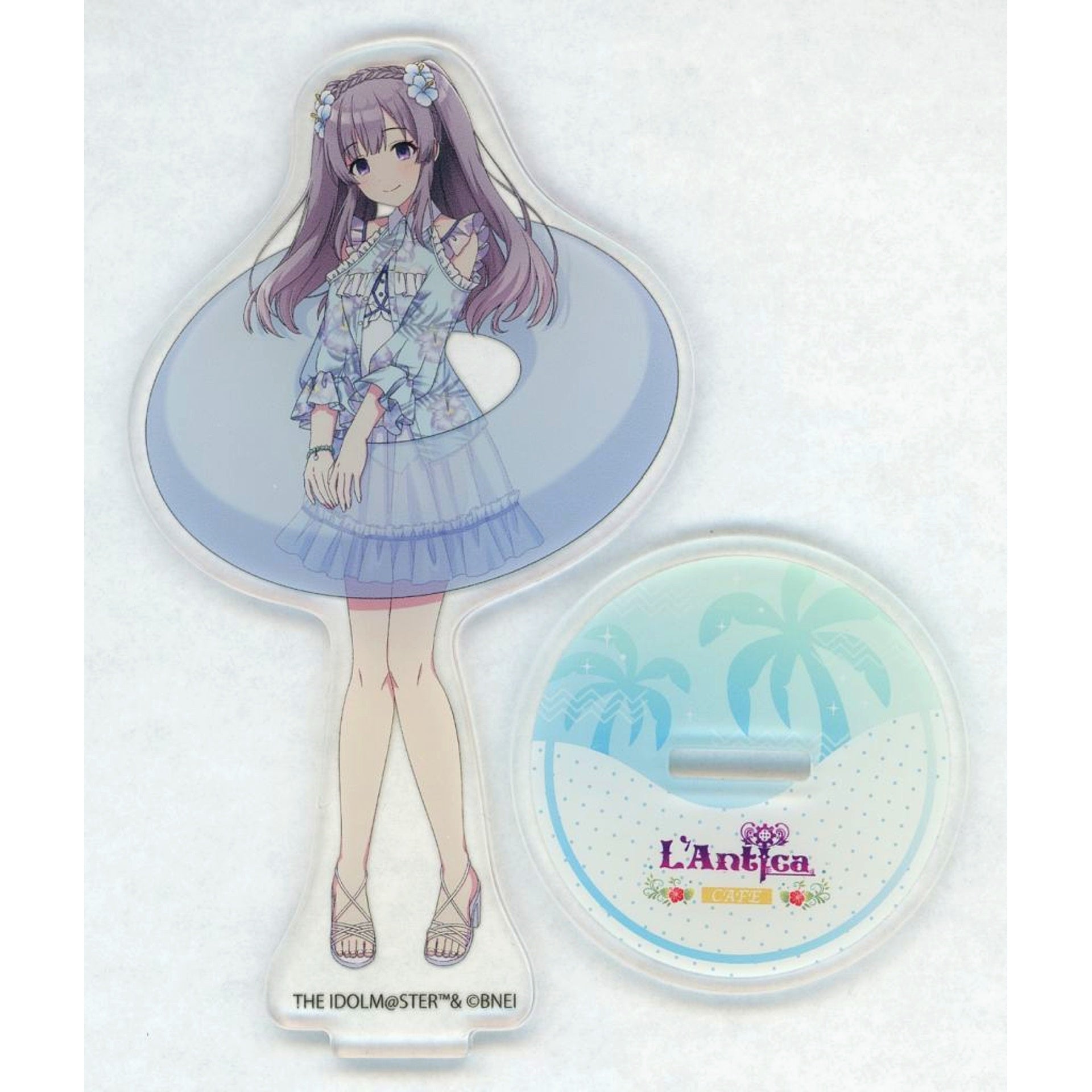 Kiriko Yukoku The Idolmaster Shiny Colors LAntica Hawaiian CAFE Acrylic Stand [USED]