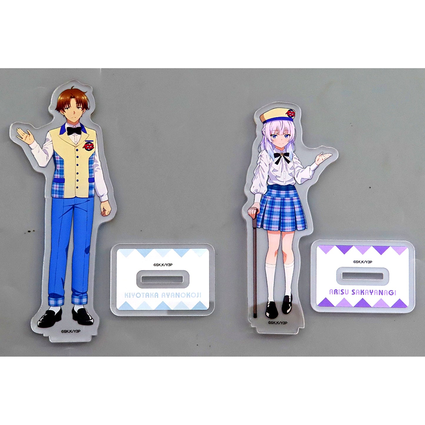 Kiyotaka Ayanokoji & Arisu Sakayanagi Acrylic Stand Set Classroom of the Elite AnimeJapan 2024 [USED]