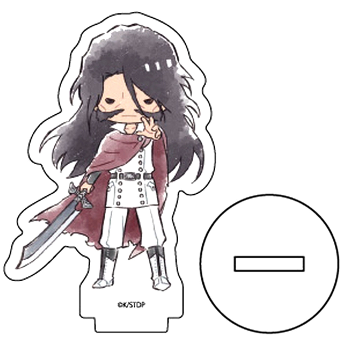 Yhwach Bleach: Thousand Year Blood War Acrylic Petit Stand 07. Graph Art Illustration [USED]