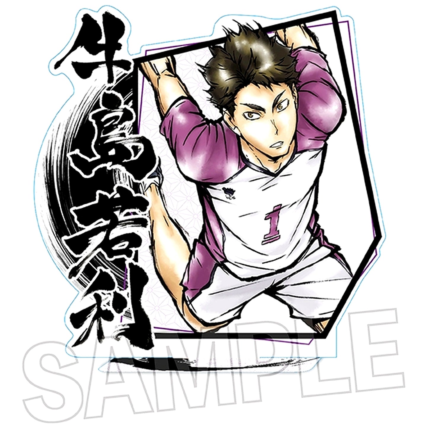Wakatoshi Ushijima Fierce Battle!! Acrylic Stand Haikyu!! [USED]