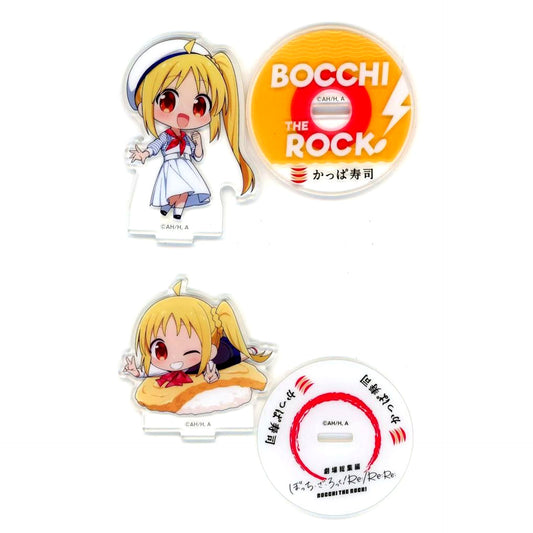Nijika Ijichi Mini Acrylic Stand Set of 2 Bocchi the Rock! Movie Re:/Re:Re: x Kappa Sushi Manpuku Set Order Bonus [USED]
