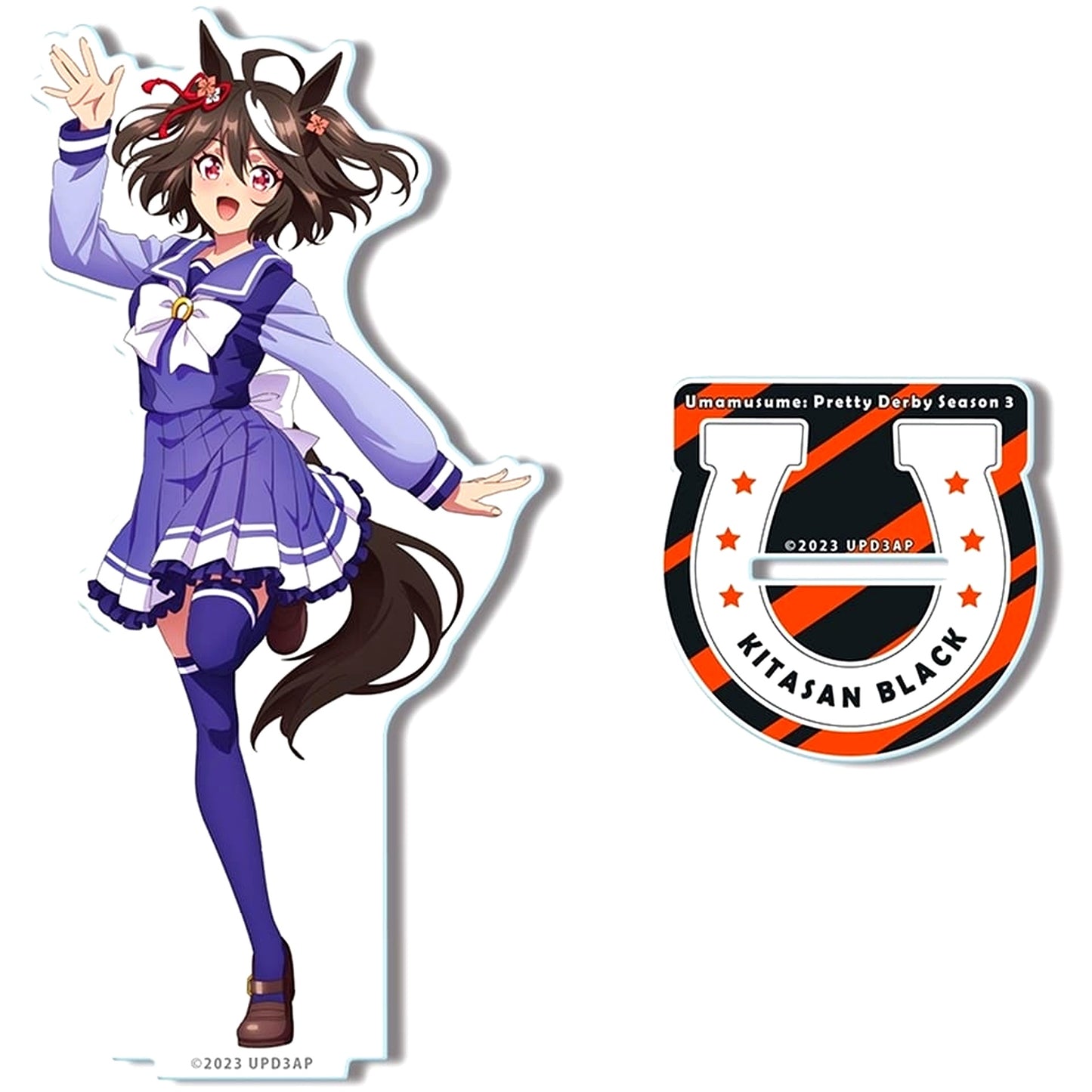 Kitasan Black Umamusume: Pretty Derby Season 3 Design 01 Uniform Ver. Newly Drawn Acrylic Stand [USED]