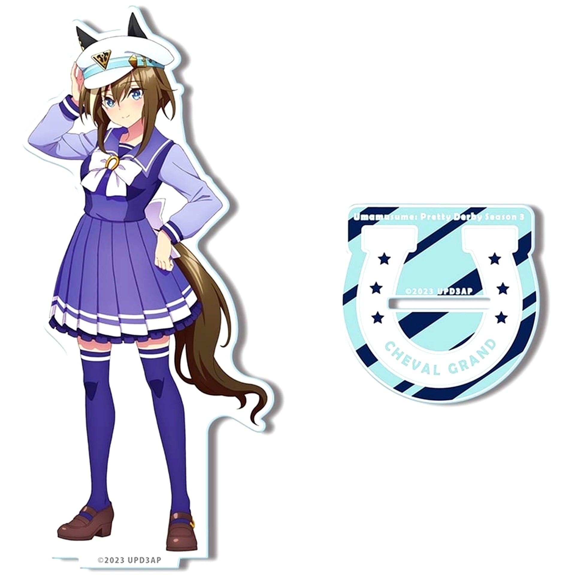 Cheval Grand Umamusume: Pretty Derby Season 3 Design 04 Newly Drawn Acrylic Stand School Uniform Ver [USED]