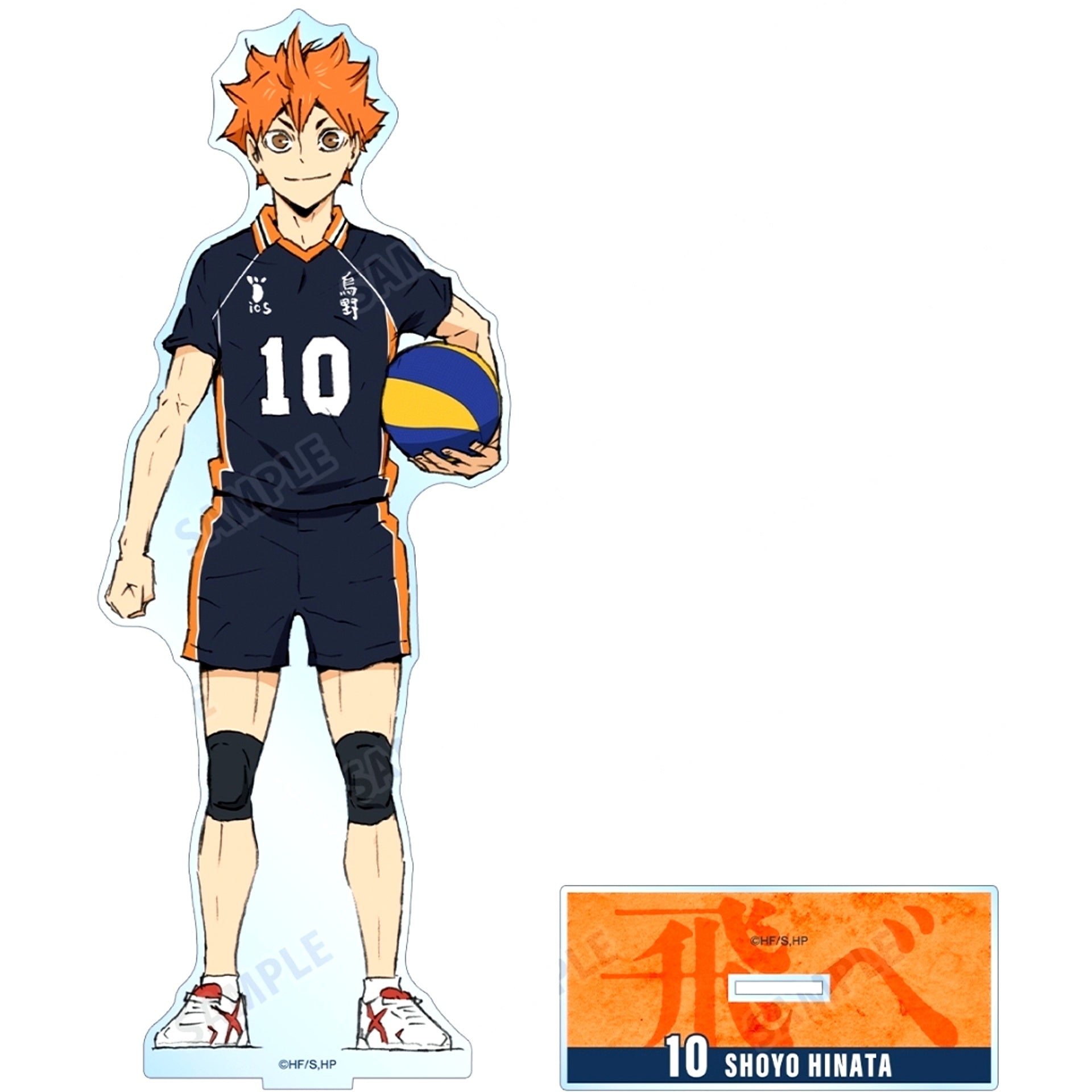 Shoyo Hinata Extra Large Acrylic Stand Haikyu!! The Movie The Dumpster Battle [USED]