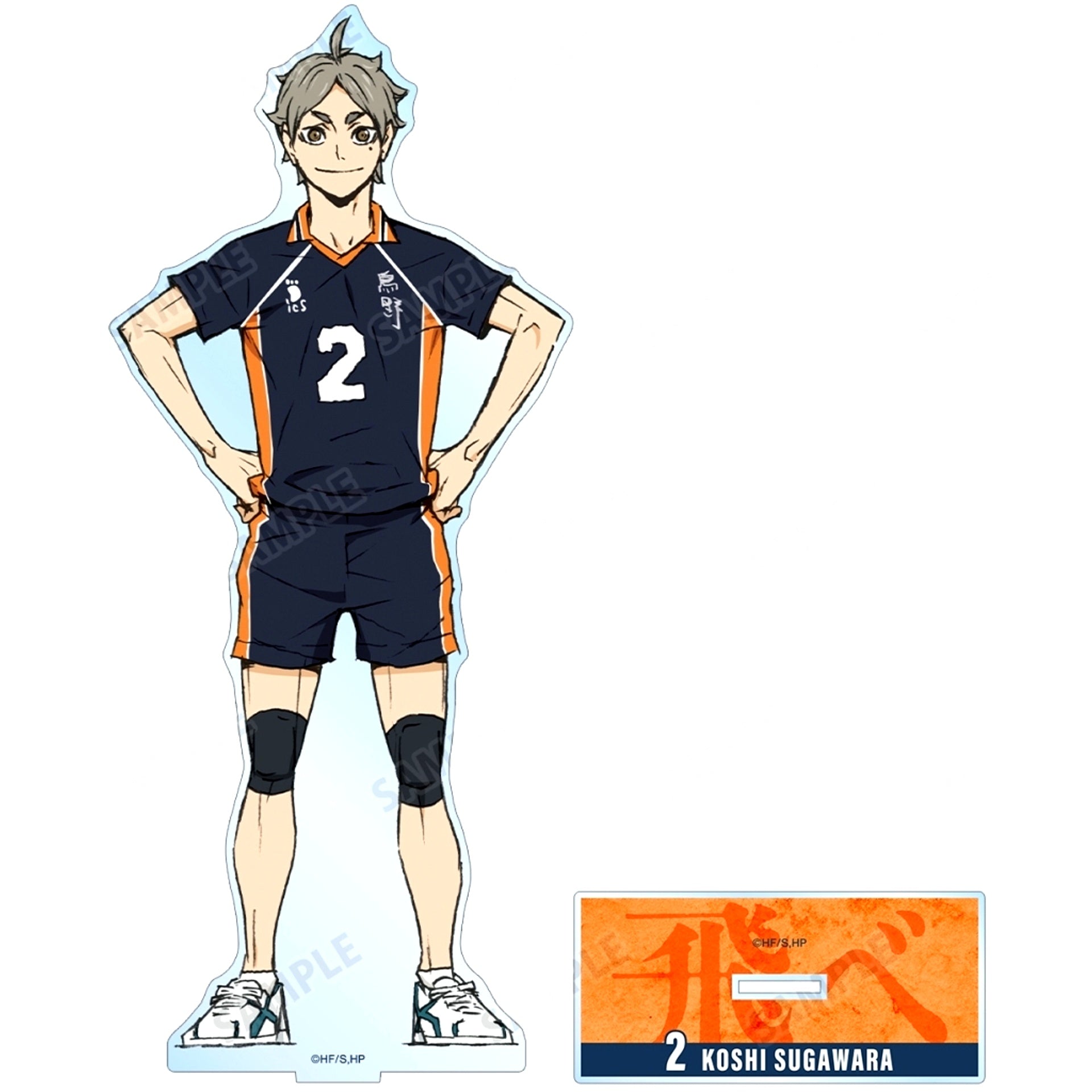 Koshi Sugawara Oversized Acrylic Stand Haikyu!! The Dumpster Battle [USED]