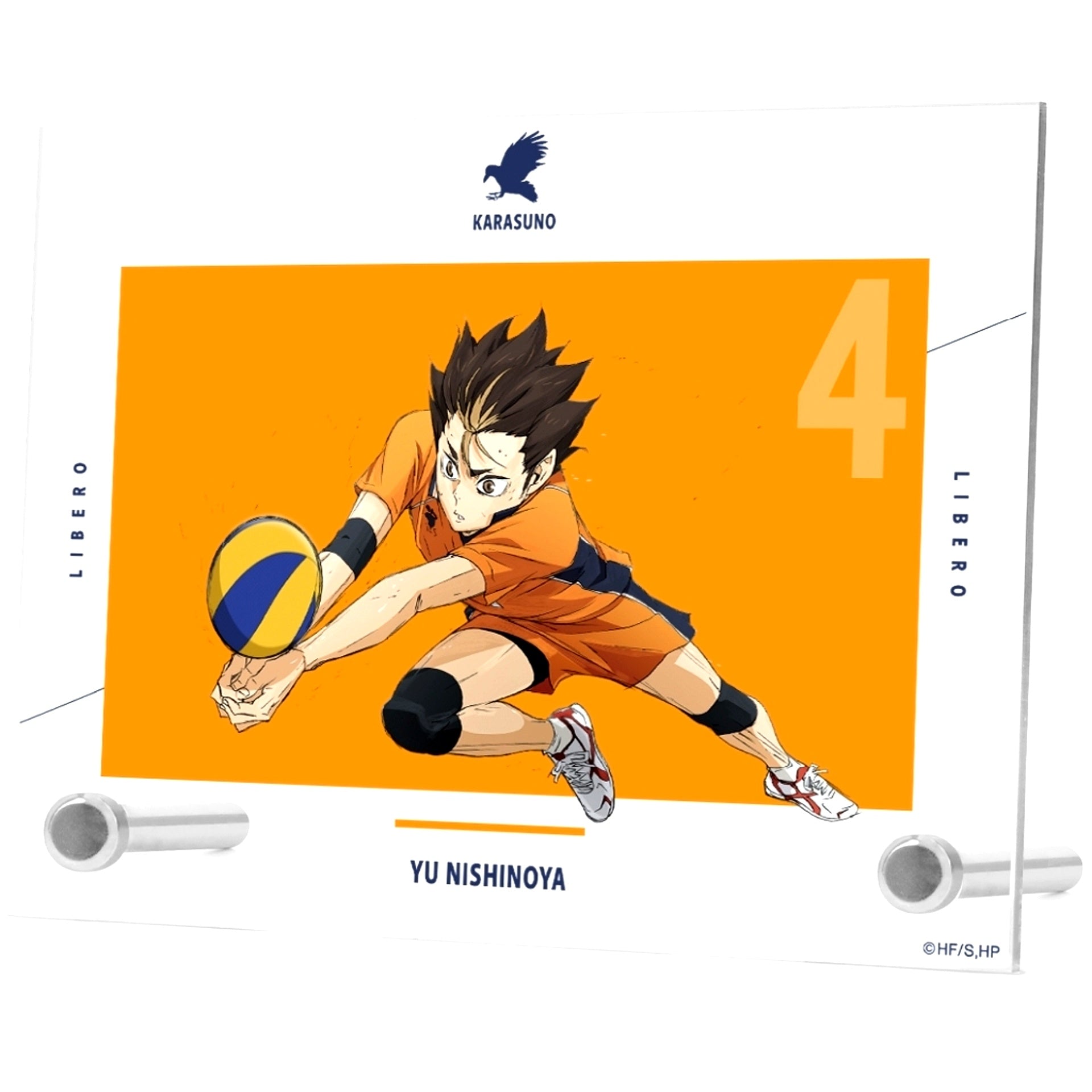 Yu Nishinoya A6 Acrylic Panel Haikyu!! The Movie The Dumpster Battle [USED]