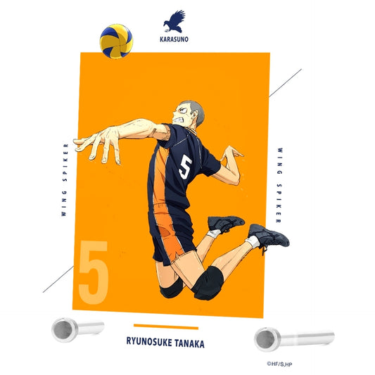 Ryunosuke Tanaka A6 Acrylic Panel Haikyu!! The Dumpster Battle [USED]