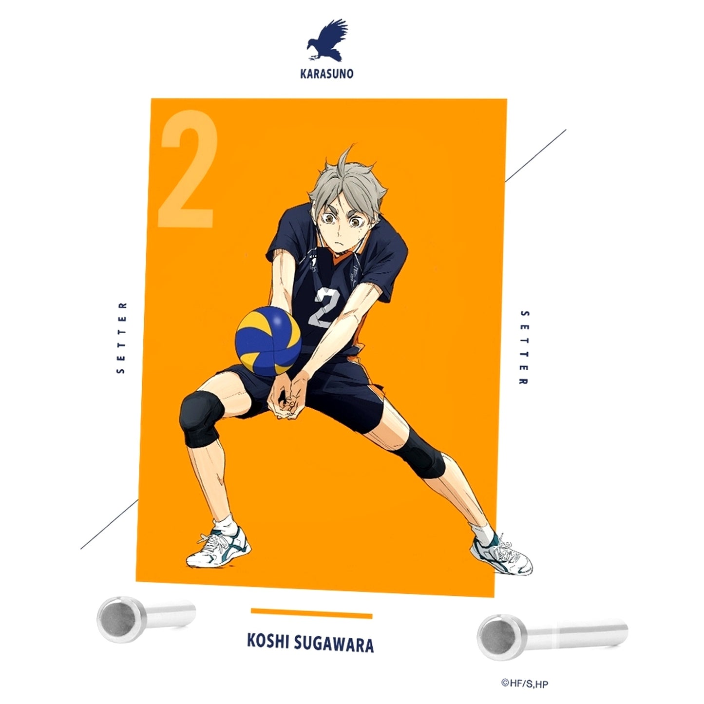 Koshi Sugawara A6 Acrylic Panel Haikyu!! The Movie The Dumpster Battle [USED]