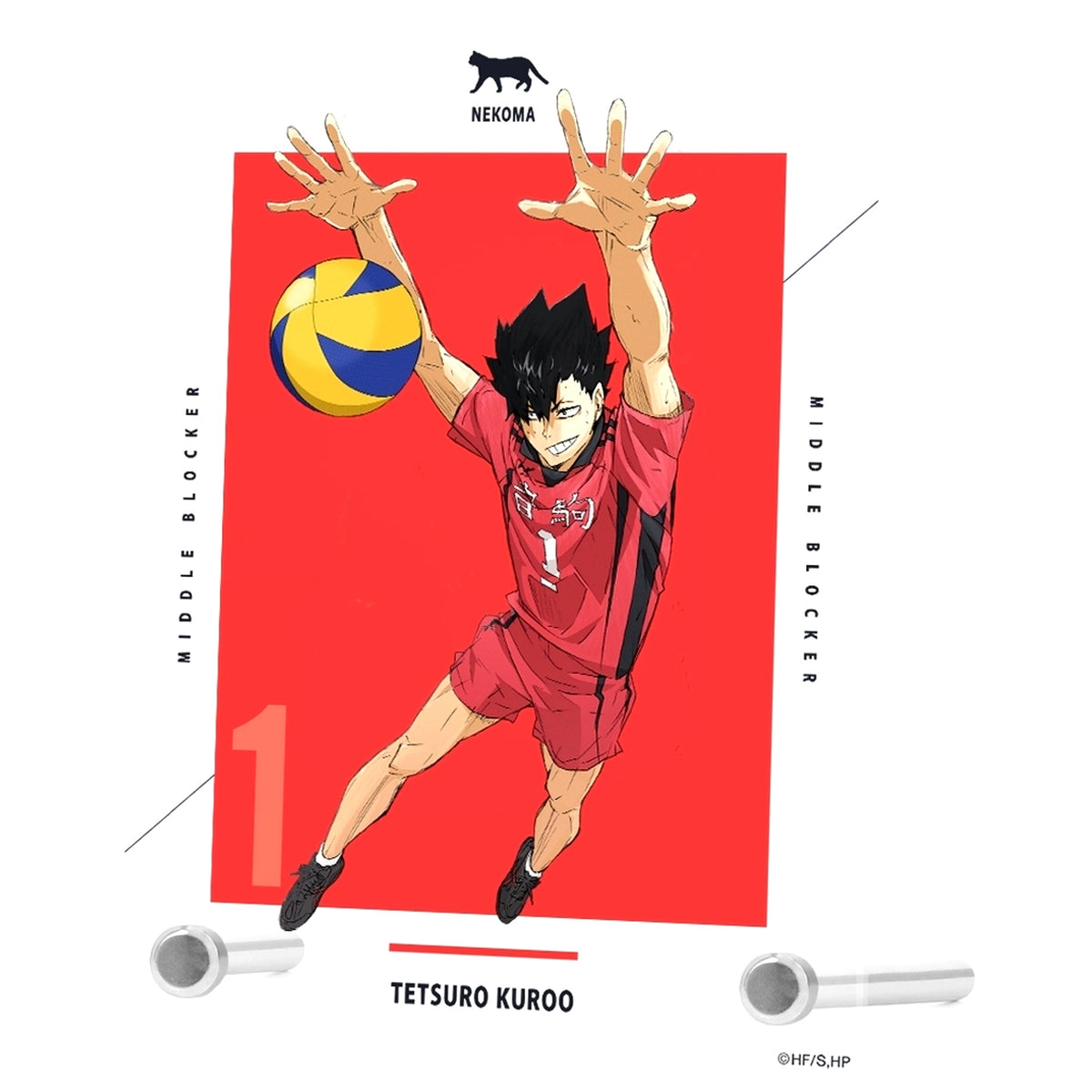 Tetsuro Kuroo Haikyu!! The Dumpster Battle A6 Acrylic Panel [USED]