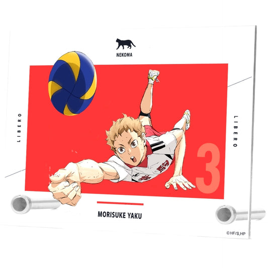 Morisuke Yaku A6 Acrylic Panel Haikyu!! The Movie The Dumpster Battle [USED]