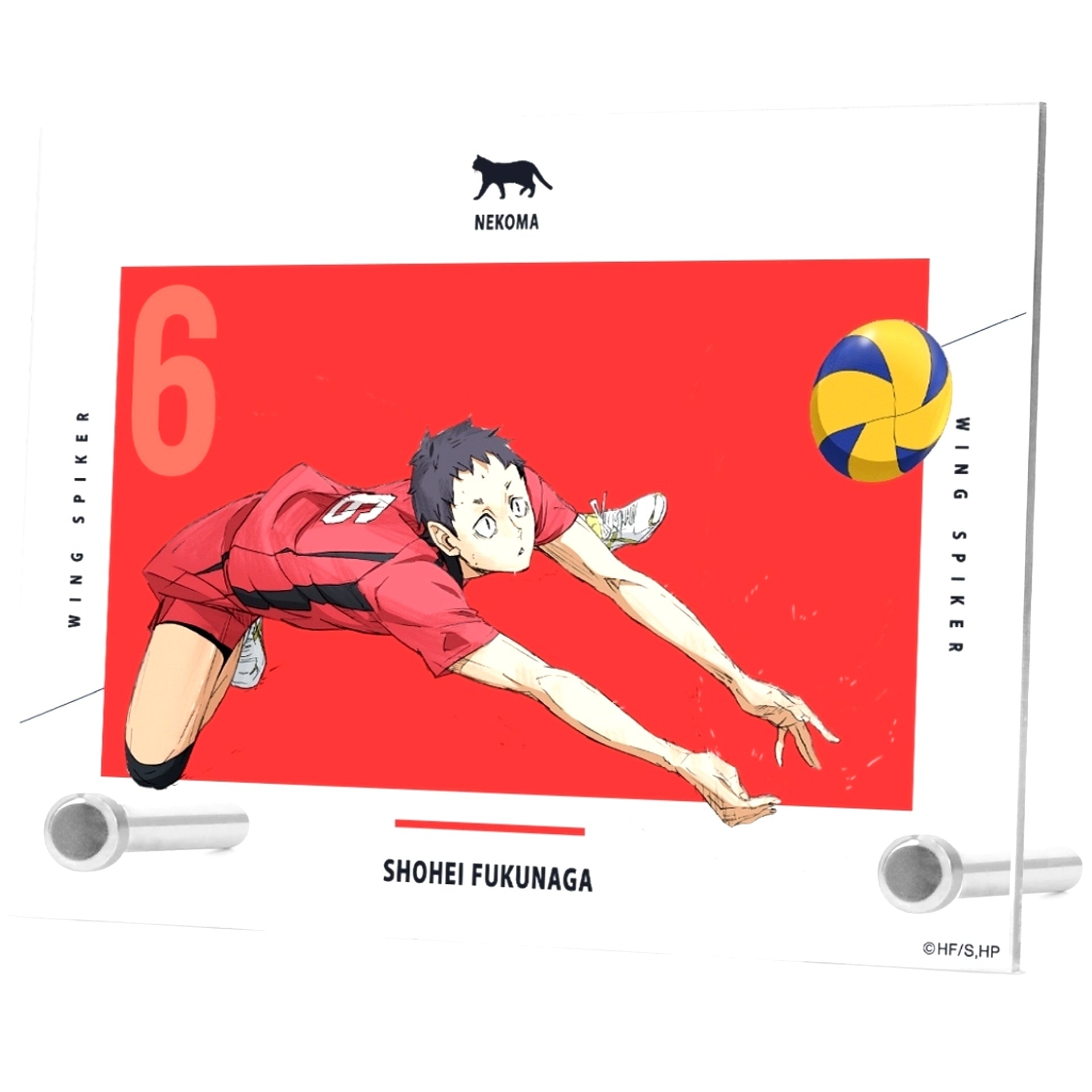 Shohei Fukunaga A6 Acrylic Panel Haikyu!! The Dumpster Battle [USED]
