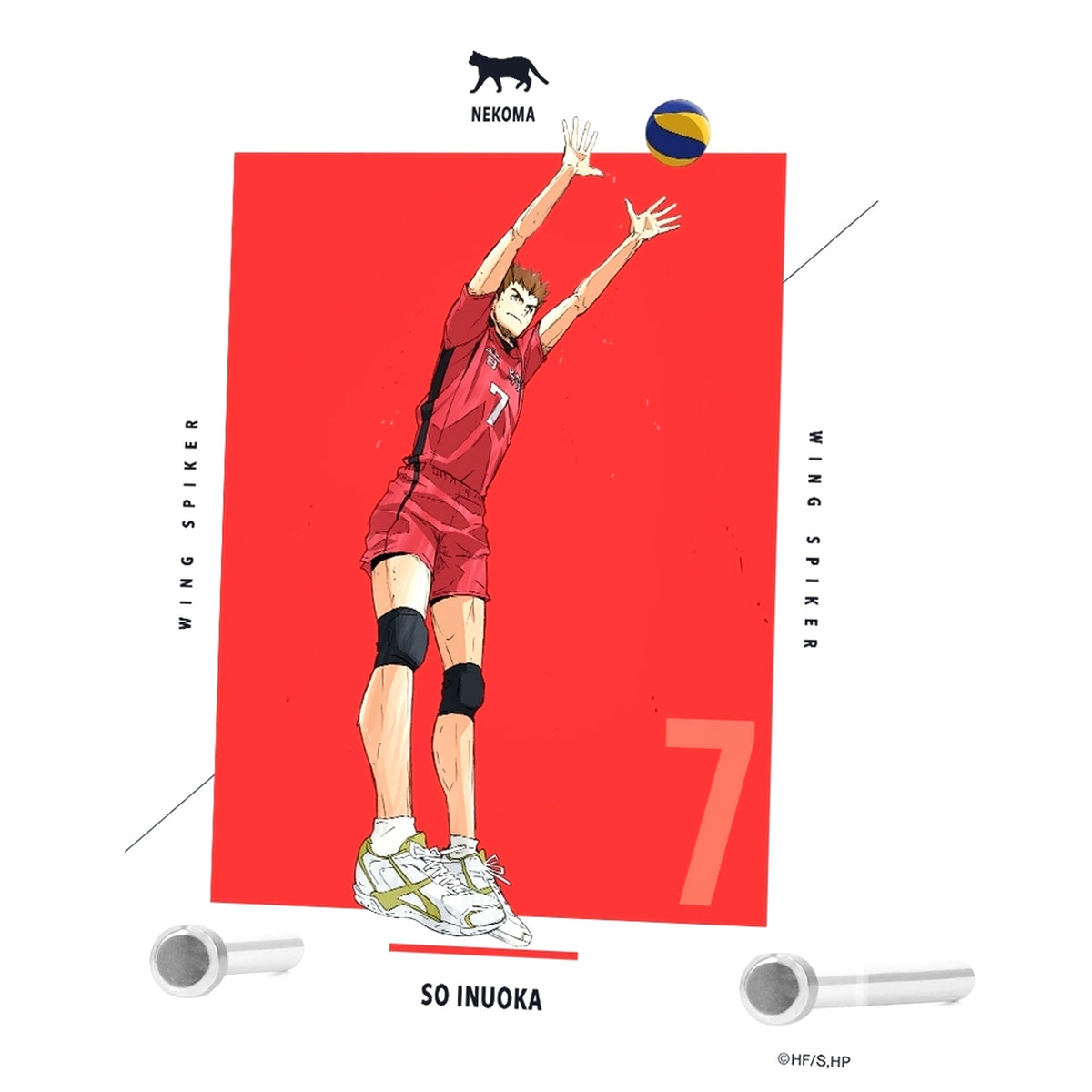 So Inuoka A6 Acrylic Item Haikyu!! Movie: Battle of the Garbage Dump [USED]