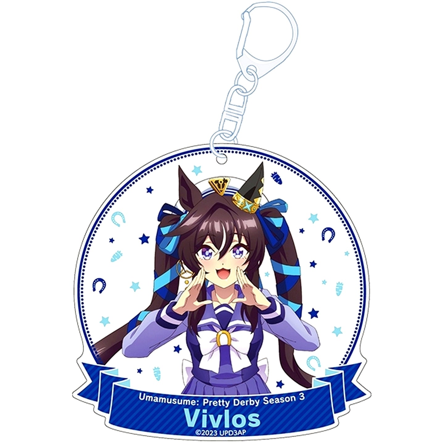 Vivlos Uma Musume Pretty Derby Season 3 Illustration Acrylic Keychain [USED]