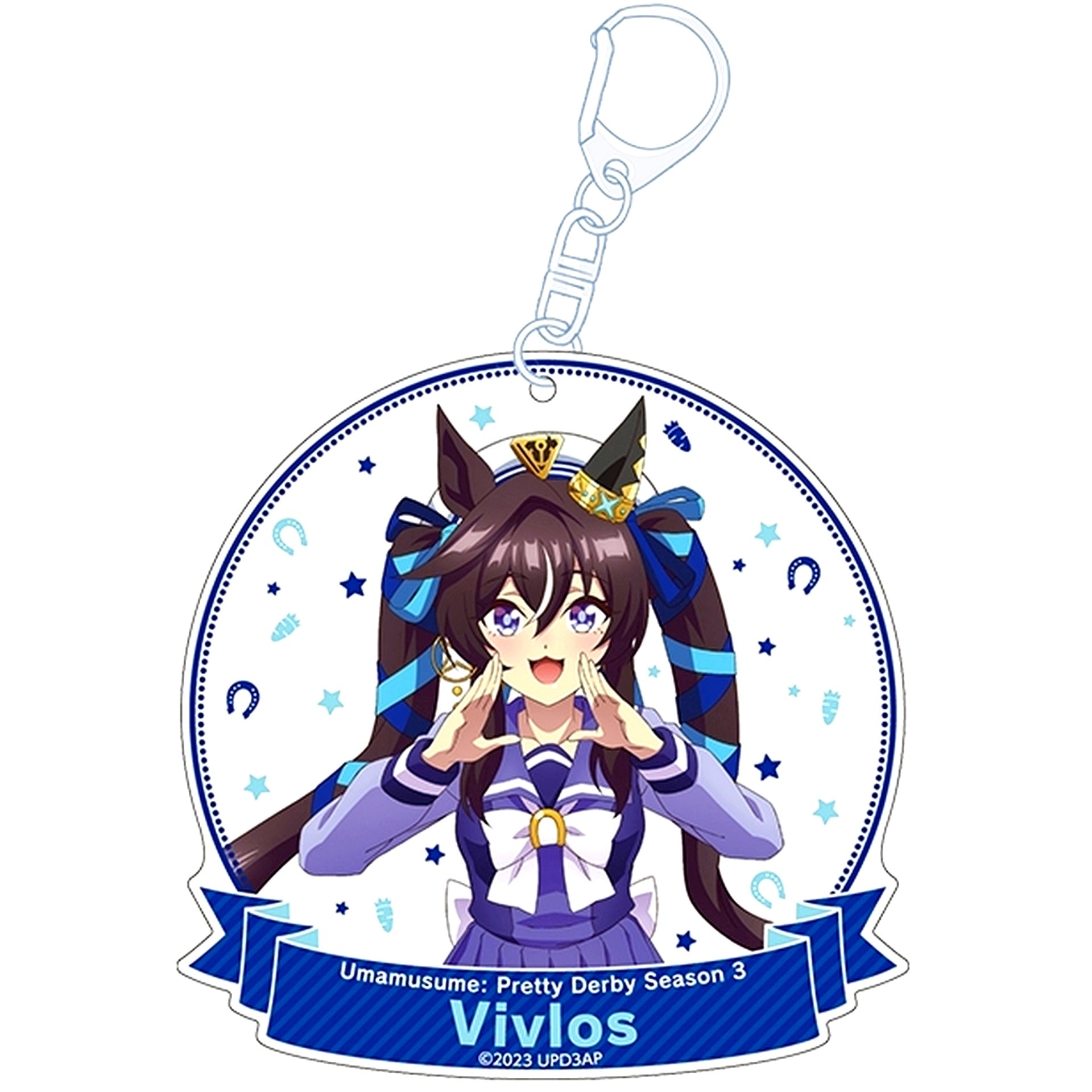 Vivlos Uma Musume Pretty Derby Season 3 Illustration Acrylic Keychain [USED]