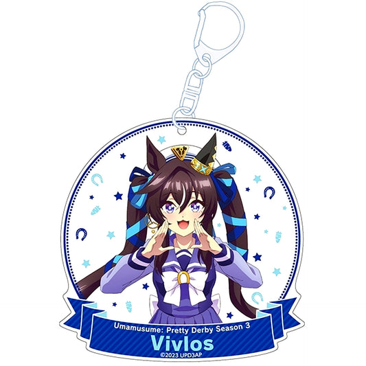 Vivlos Uma Musume Pretty Derby Season 3 Illustration Acrylic Keychain [USED]